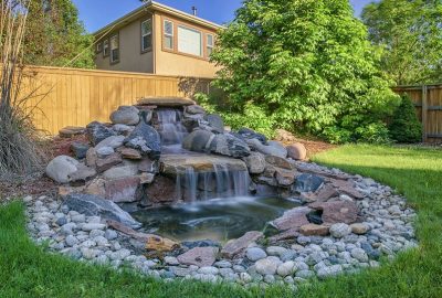 backyard-stone-water-feature-waterfall backyard-stone-water-feature-waterfall